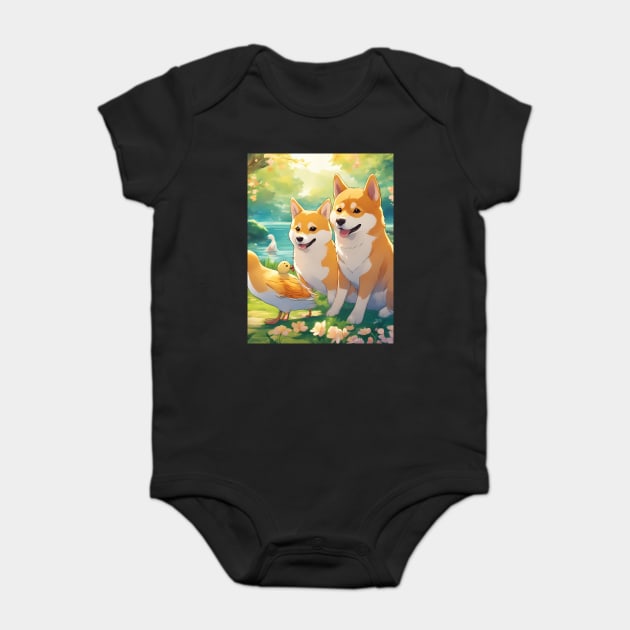 captivating qualities Baby Bodysuit by animegirlnft